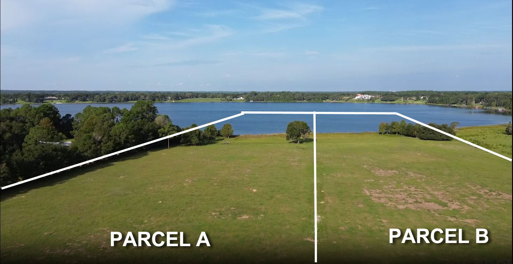 Lake Dalhousie aerial view with parcels
